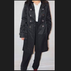 Ann Taylor Black Rain Coat